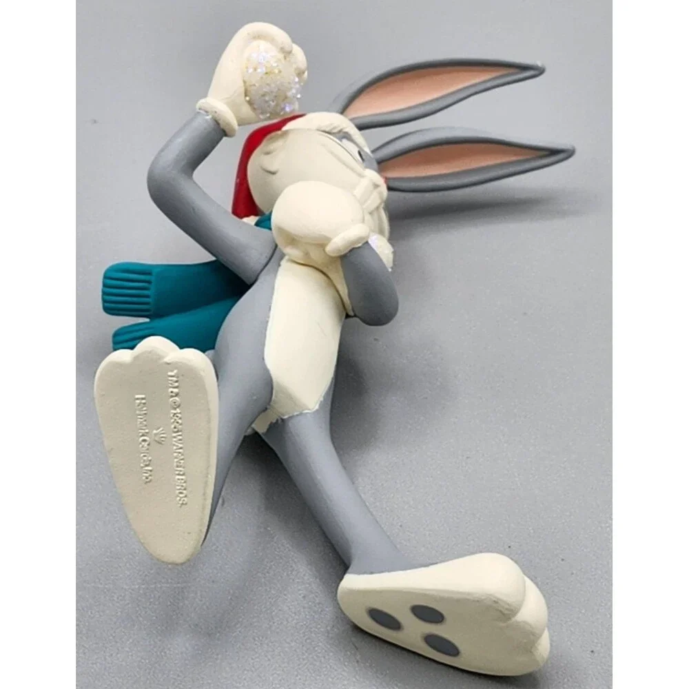 Vintage 1995 Bugs Bunny Hallmark Looney Tunes Christmas Ornament Rabbit Snowball